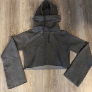 Missguided cropped hoodie